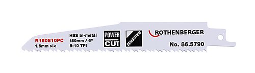 Rothenberger Zubehör 865790 Universal-Sägeblatt, 150x22x1,6