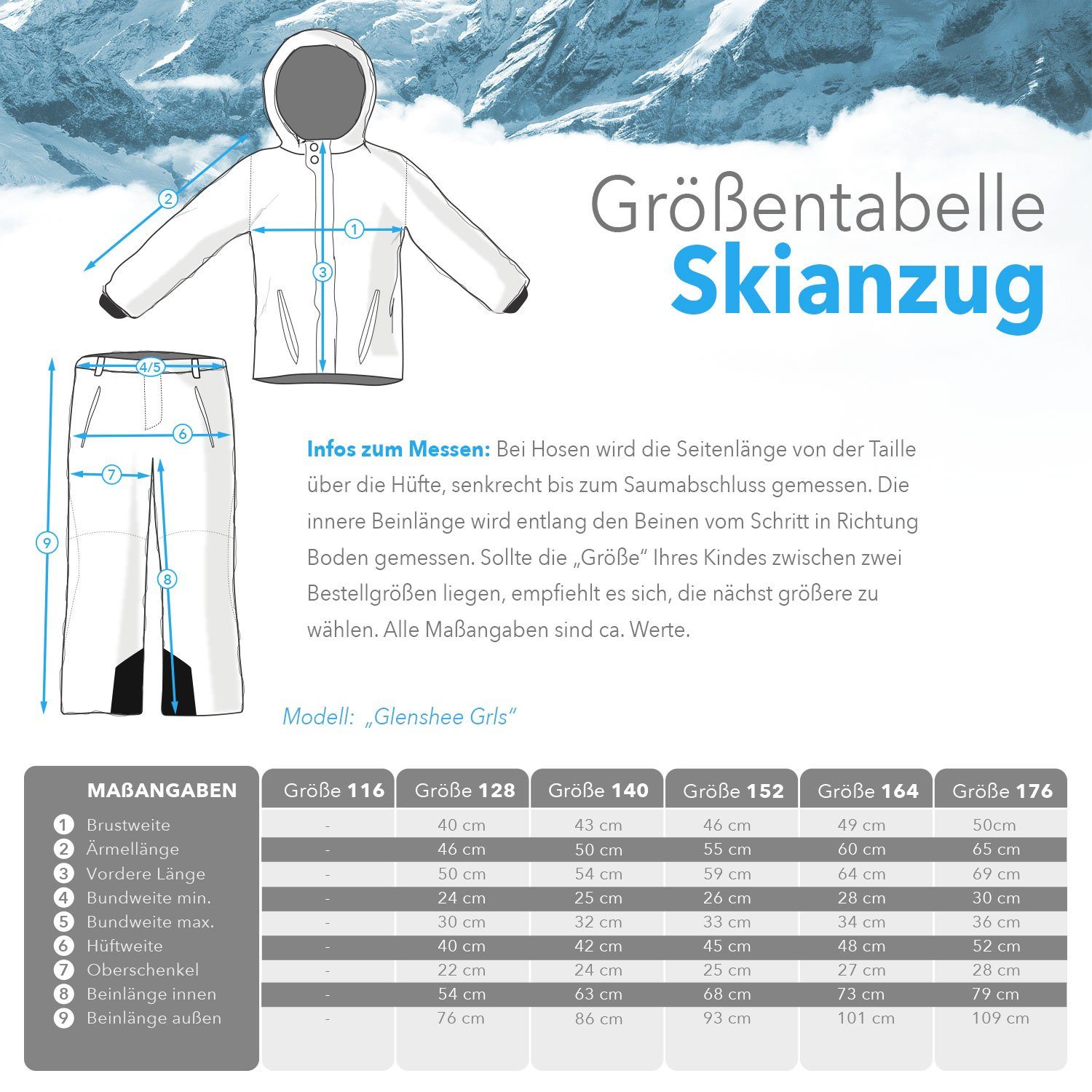 Killtec Skianzug Glenshee Kinderskianzug - Größe 140 bis 176