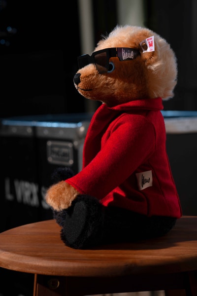 Heino Teddybär , 31 cm, mehrfarbig