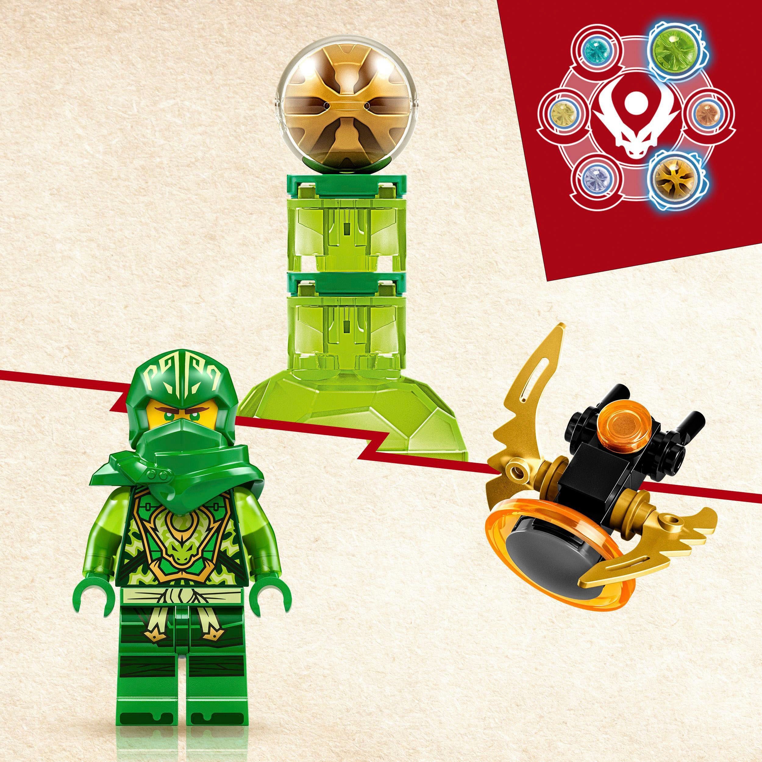 LEGO® Konstruktionsspielsteine Lloyds Drachenpower-Spinjitzu-Spin (71779), LEGO® NINJAGO, (56 St), Made in Europe