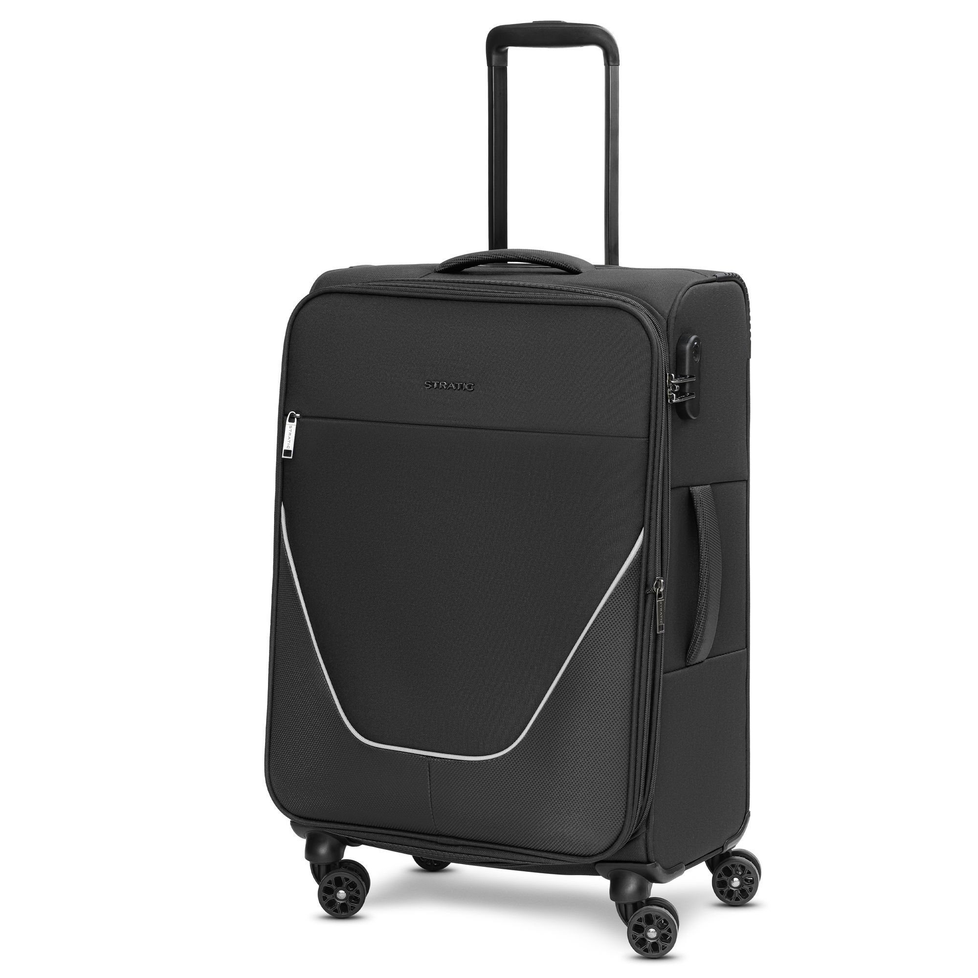 Stratic Trolleyset taska, 4 Rollen, (3-teilig, 3 tlg), Polyester