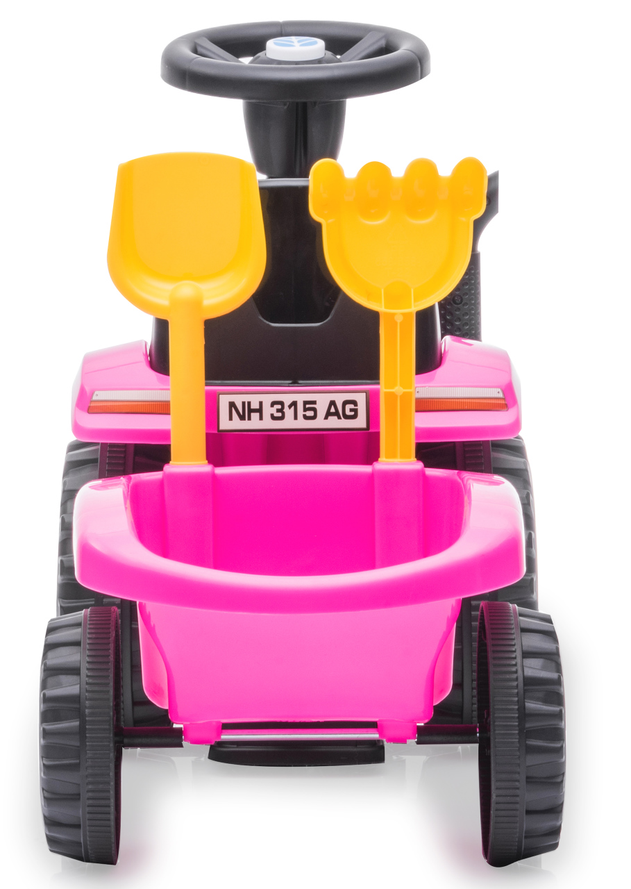 Jamara e.K. JAMARA-460357-Rutscher New Holland T7 Traktor pink