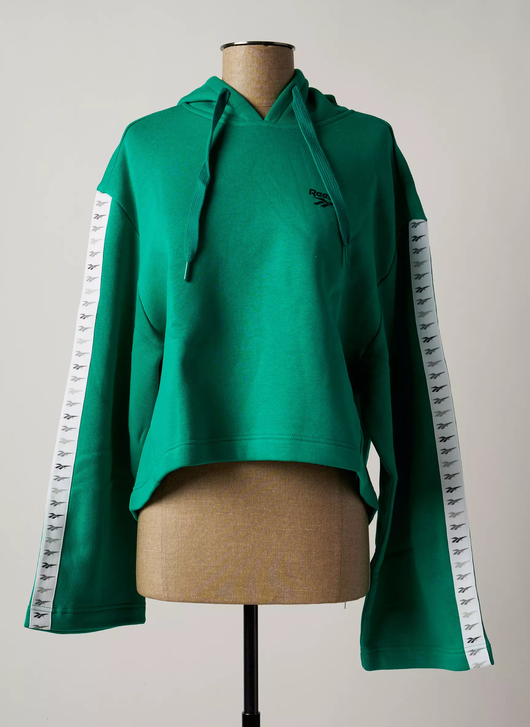 Reebok Sweat Capuche Femme couleur vert