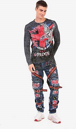 Cipo & Baxx JEANS in angesagtem Designer-Look