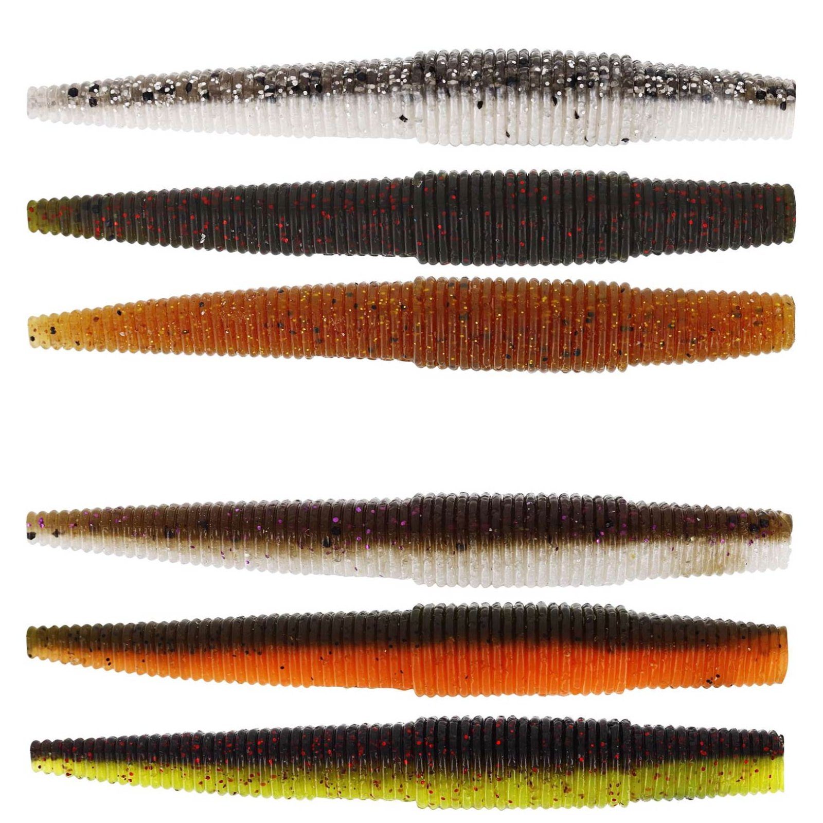 Westin Fishing Kunstköder, Westin Ned Worm Dark Water Mix 11,0cm Dropshot Wackyköder