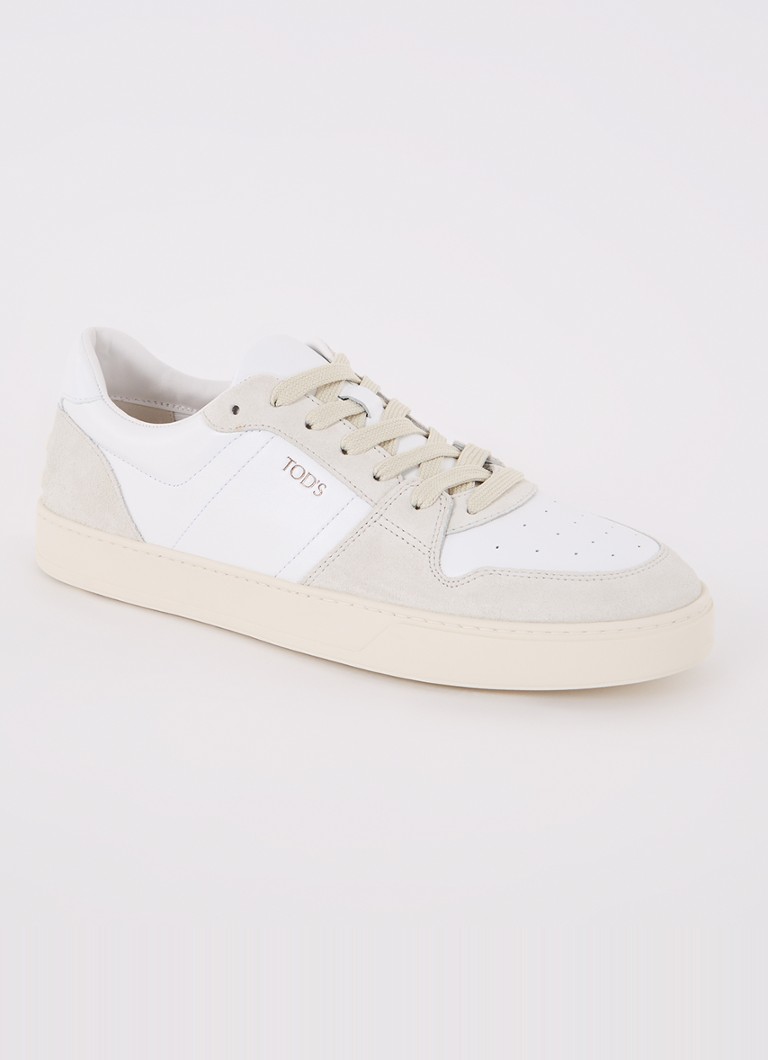 Tod's  Casetta sneaker van leer met suède details