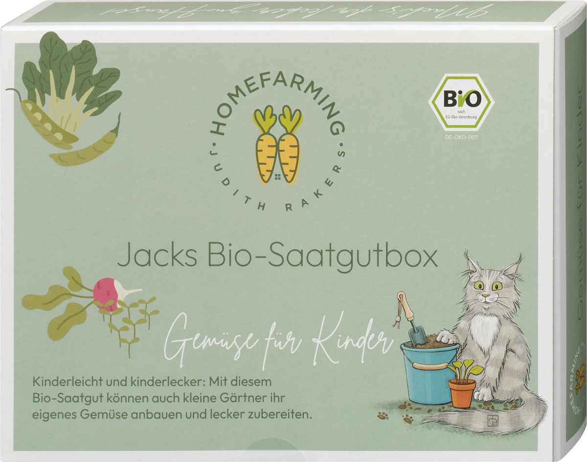 Saatgutbox, Gemüse für Kinder (15x19,8x4,3 cm), 1 St