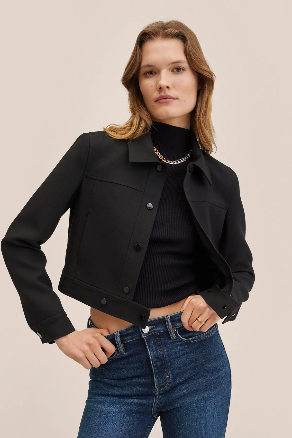MANGO  Blaue Damenjeans 27011123