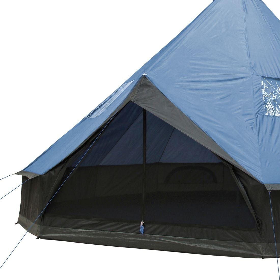 yourGEAR Tipi-Zelt yourGEAR Zelt Ravello 500 Tipizelt 6 - 8 Mann Stehhöhe Bodenwanne, Personen: 8