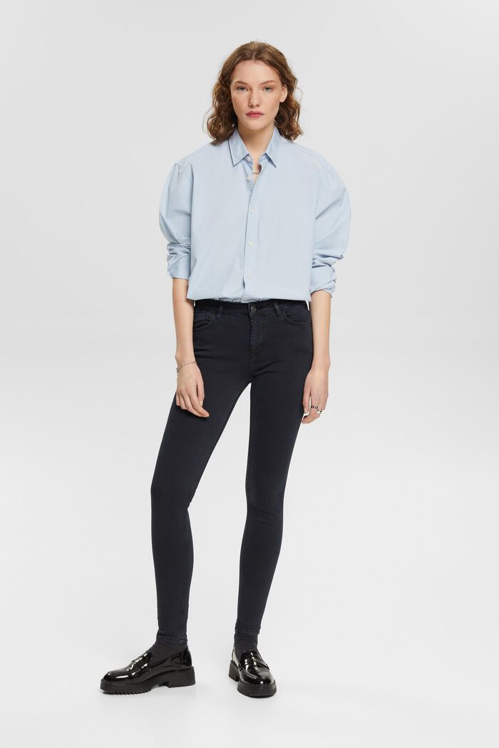 Skinny Jeans mit mittelhohem Bund