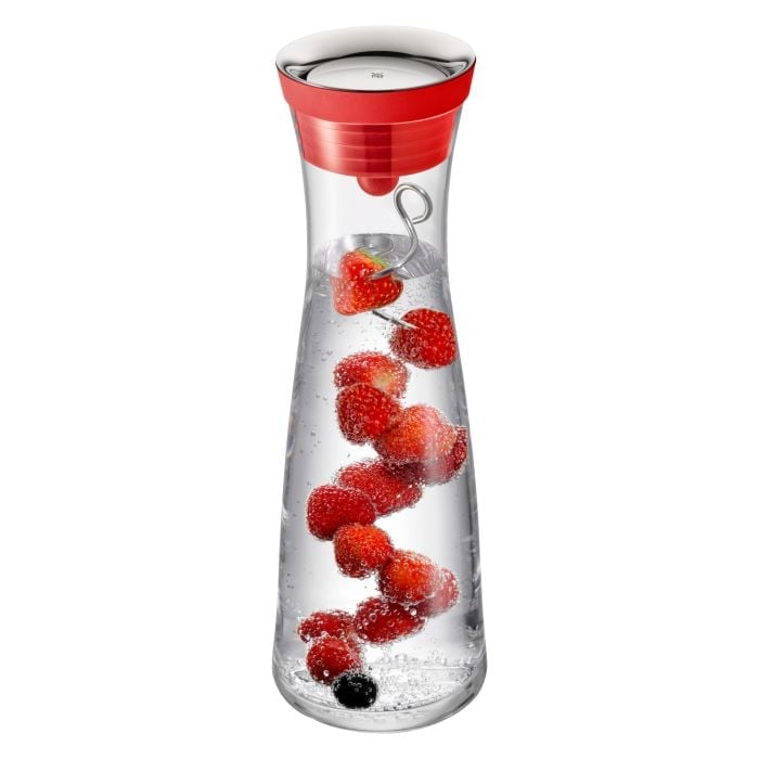 Basic Wasserkaraffe, 1 l, Rot