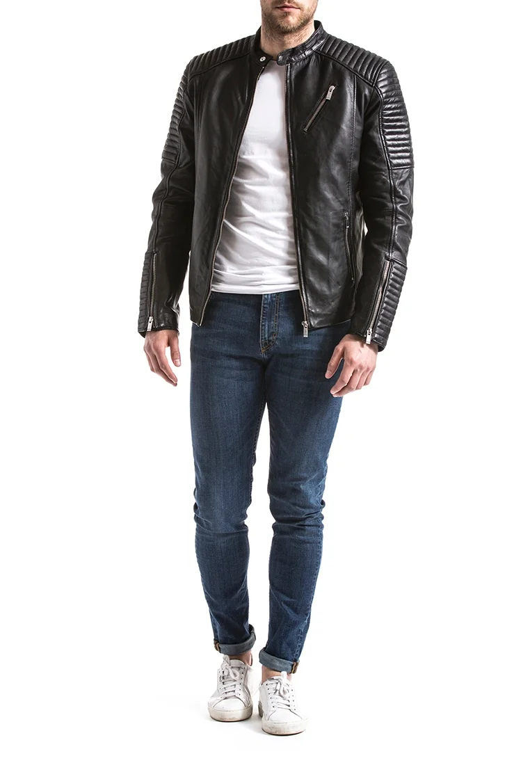 Blue Wellford BLUE WELLFORD - Chaqueta de cuero