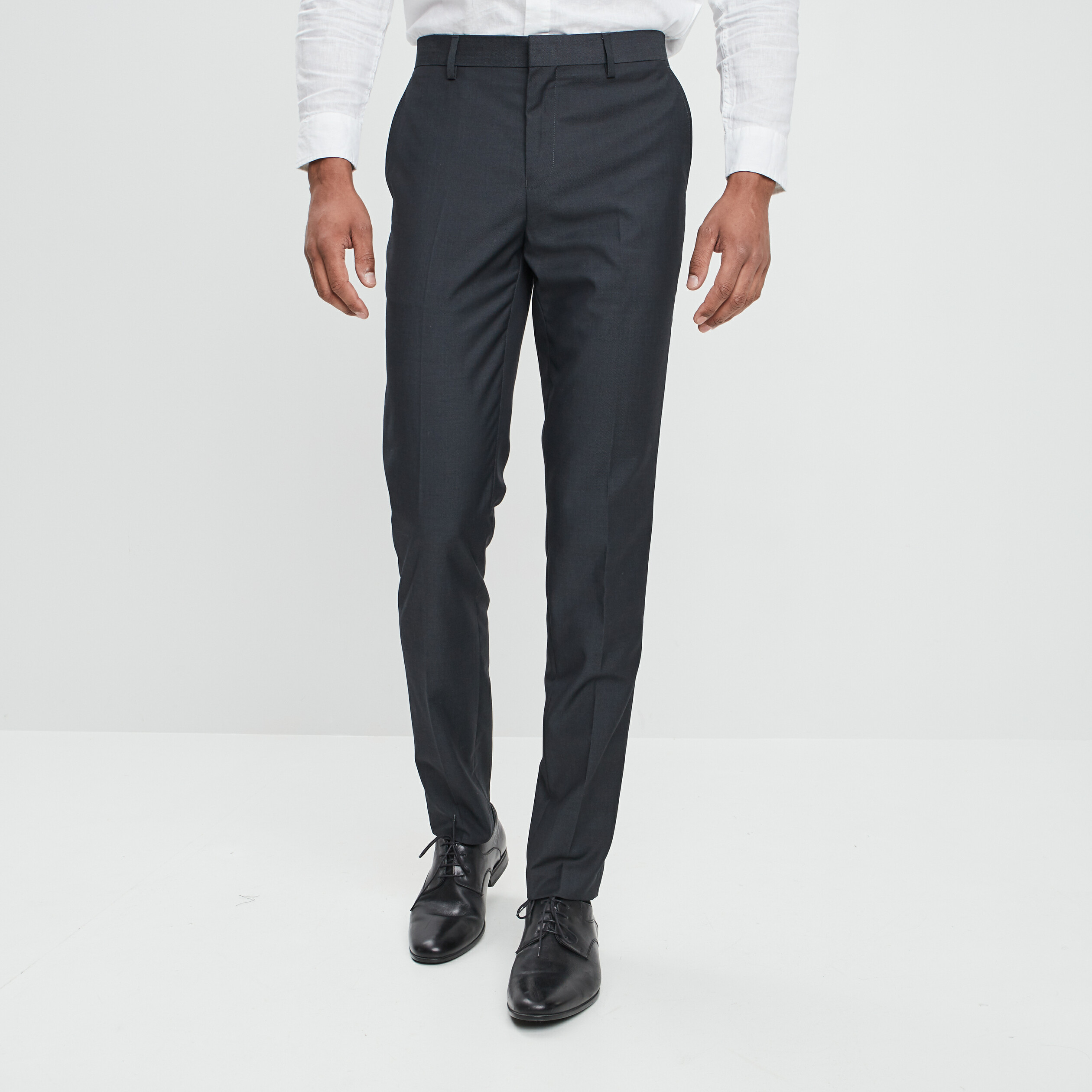 Pantalon slim gris foncé homme | La Halle
