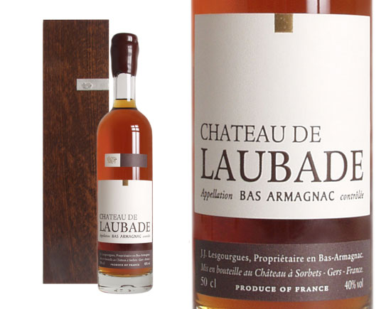Château de Laubade Bas-Armagnac 1984 Caisse Bois 70cl