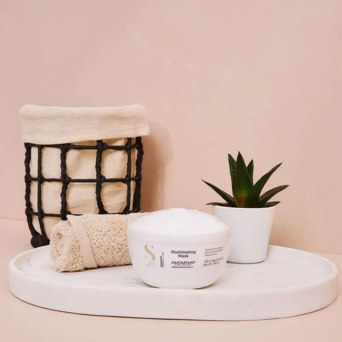 Alfaparf Milano Semi di Lino Diamond Illuminating Illuminating Mask til normalt hår