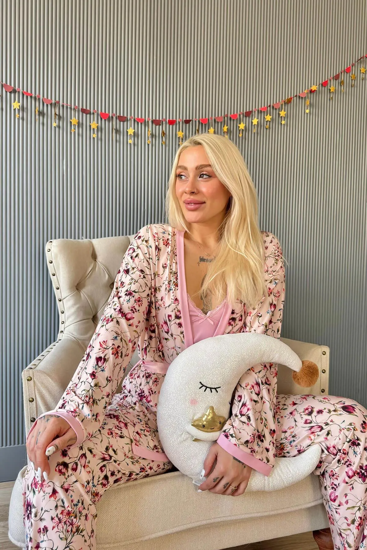 Pijamaevi  Pyjama set - Dunkelblau - Print