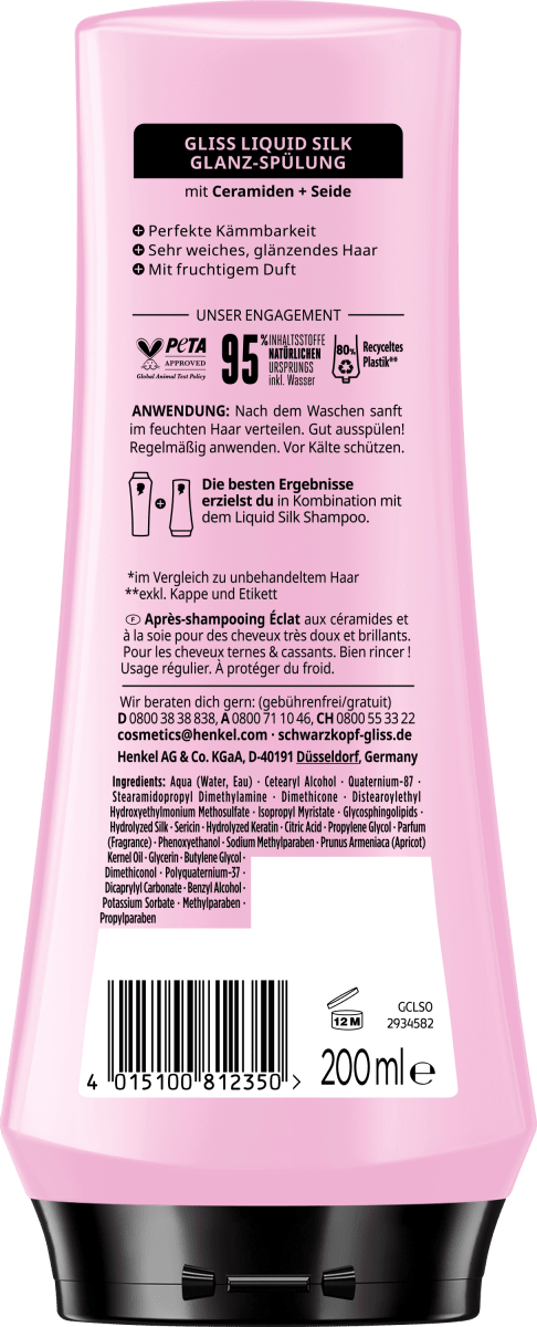 Conditioner Liquid Silk, 200 ml