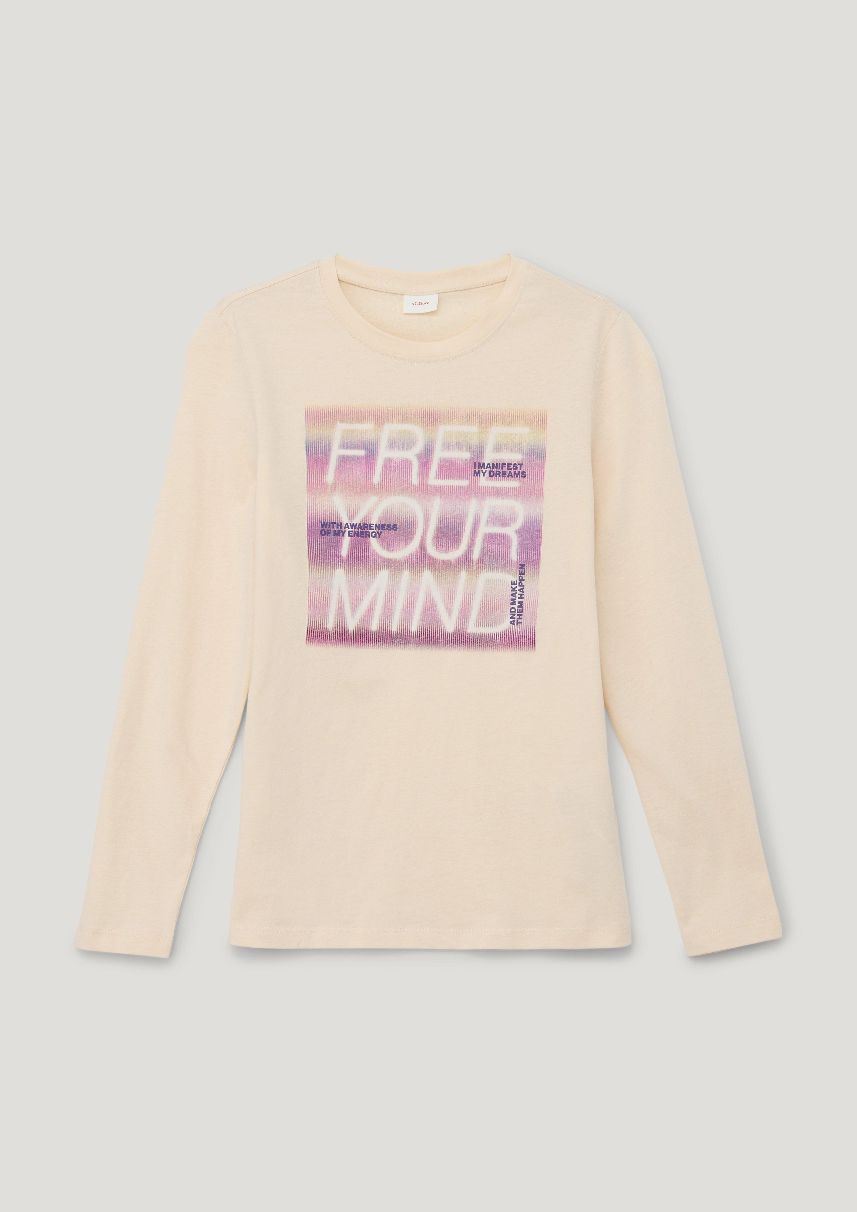Longsleeve mit Frontprint  2133786-0805