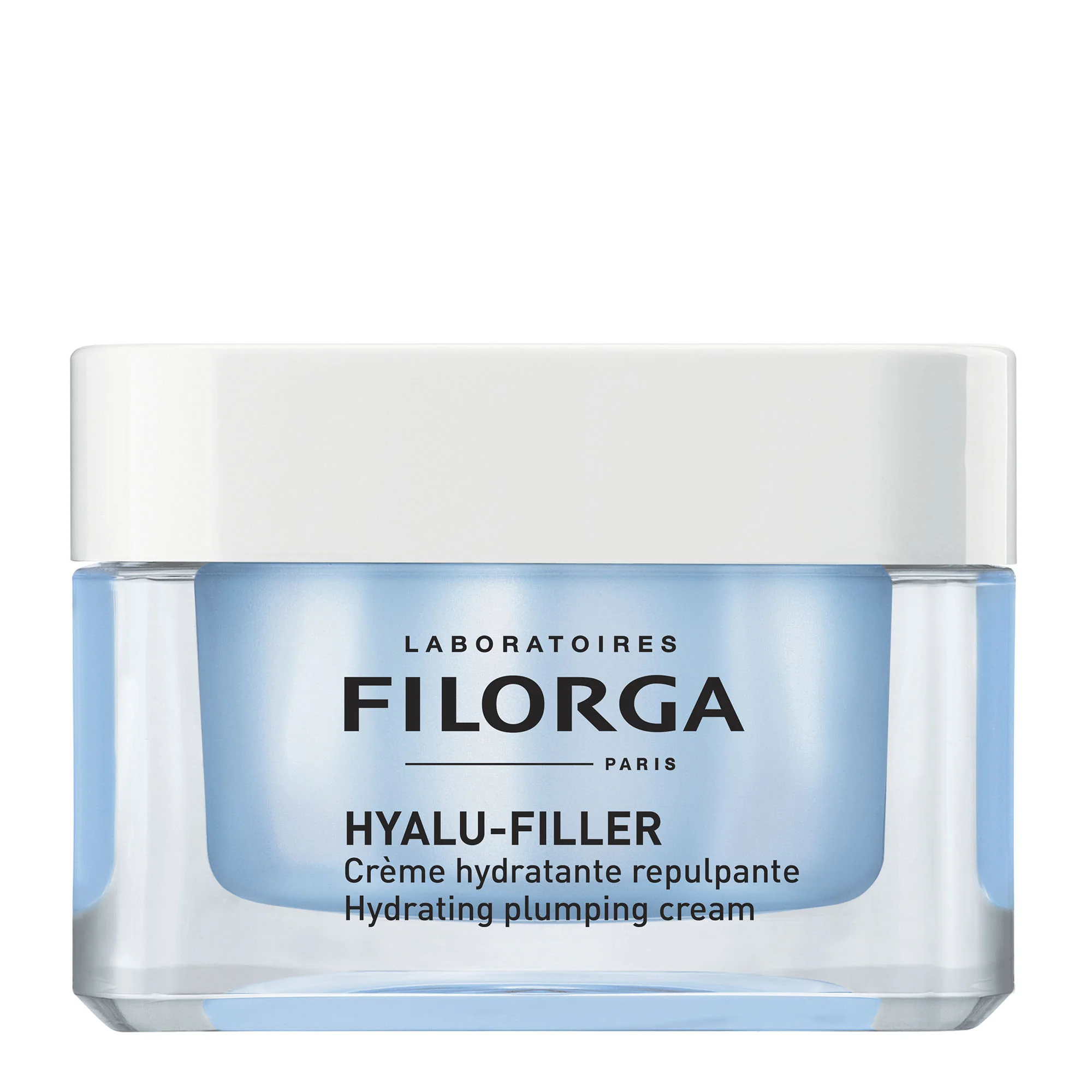 Crema Hyalu-Filler - Crema facial hidratante de día, crema facial iluminadora de día, crema facial de día para los primeros signos, tratamiento facial de 24 horas para los primeros signos