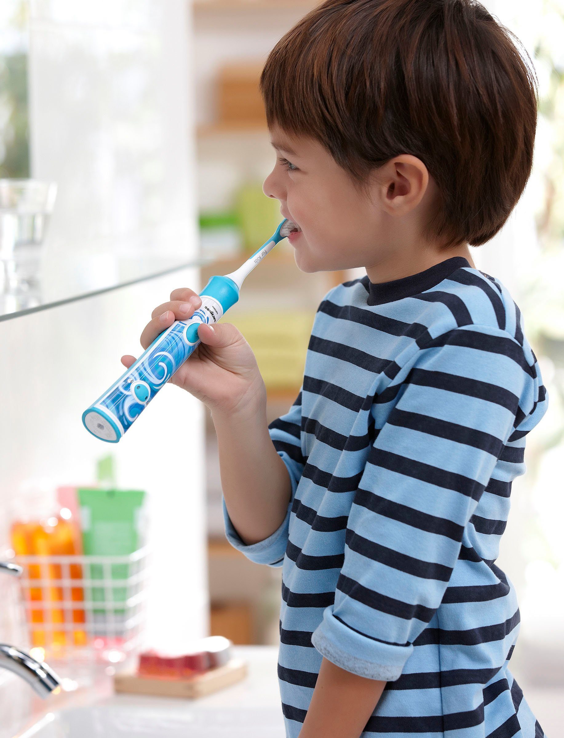 Philips Sonicare Aufsteckbürsten HX6034/33 For Kids ab 4 -7 Jahren