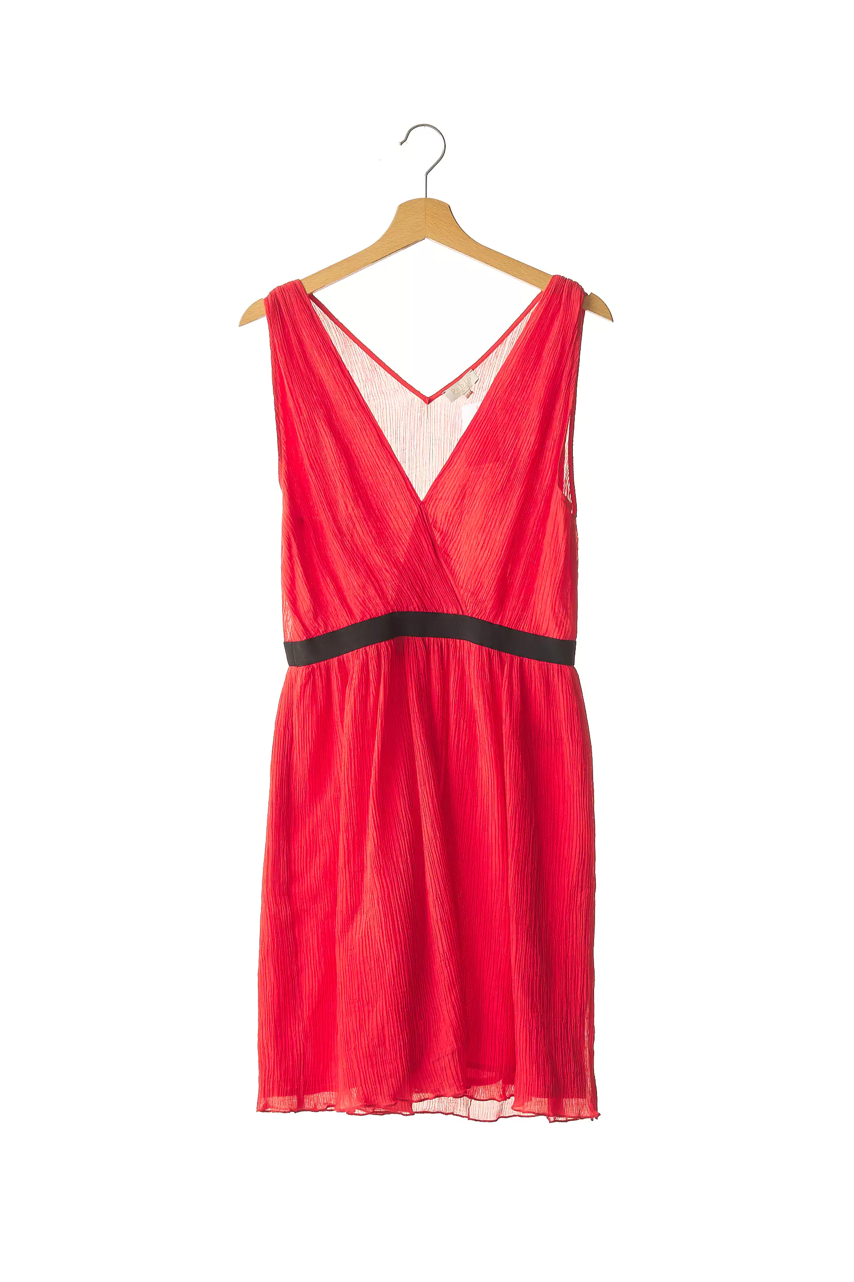 Pablo Robes Mi Longues Femme couleur rouge