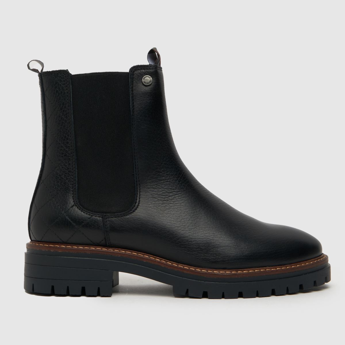 Barbour – Evie – Svarta chelsea-stövlar