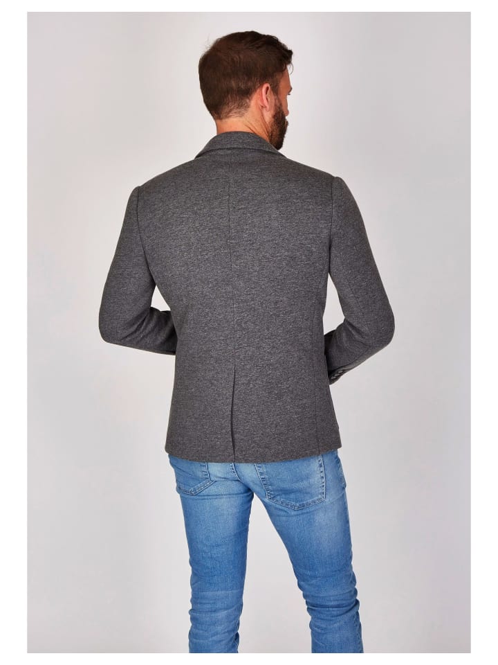 Steffen Klein Sweat-Sakko Centered in grau günstig kaufen