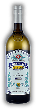 Absinth Kübler 1,0 Liter Absinth Kübler 1,0 Liter Das Aroma des heutigen Absinthe Kübler entspricht dem, was man vor dem Absintheverbot kannte. 1	 Liter - Vol 53%