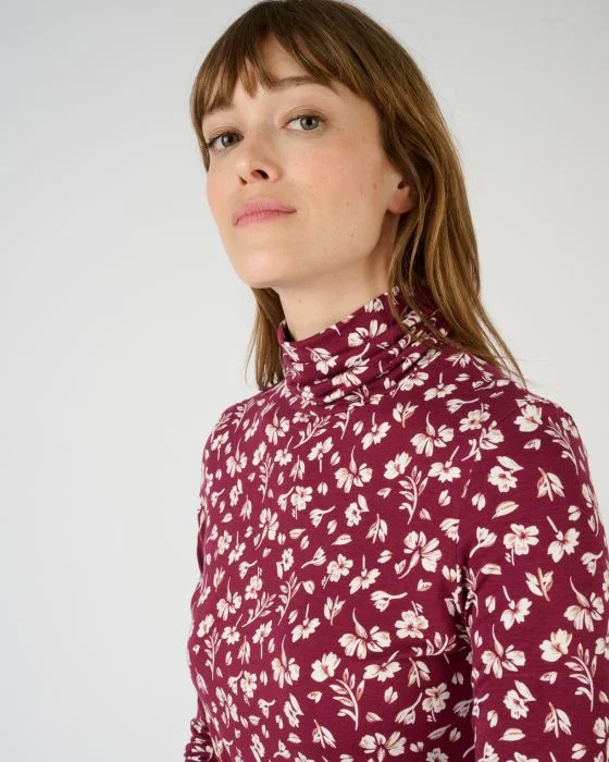 Sous pull maille col roulé