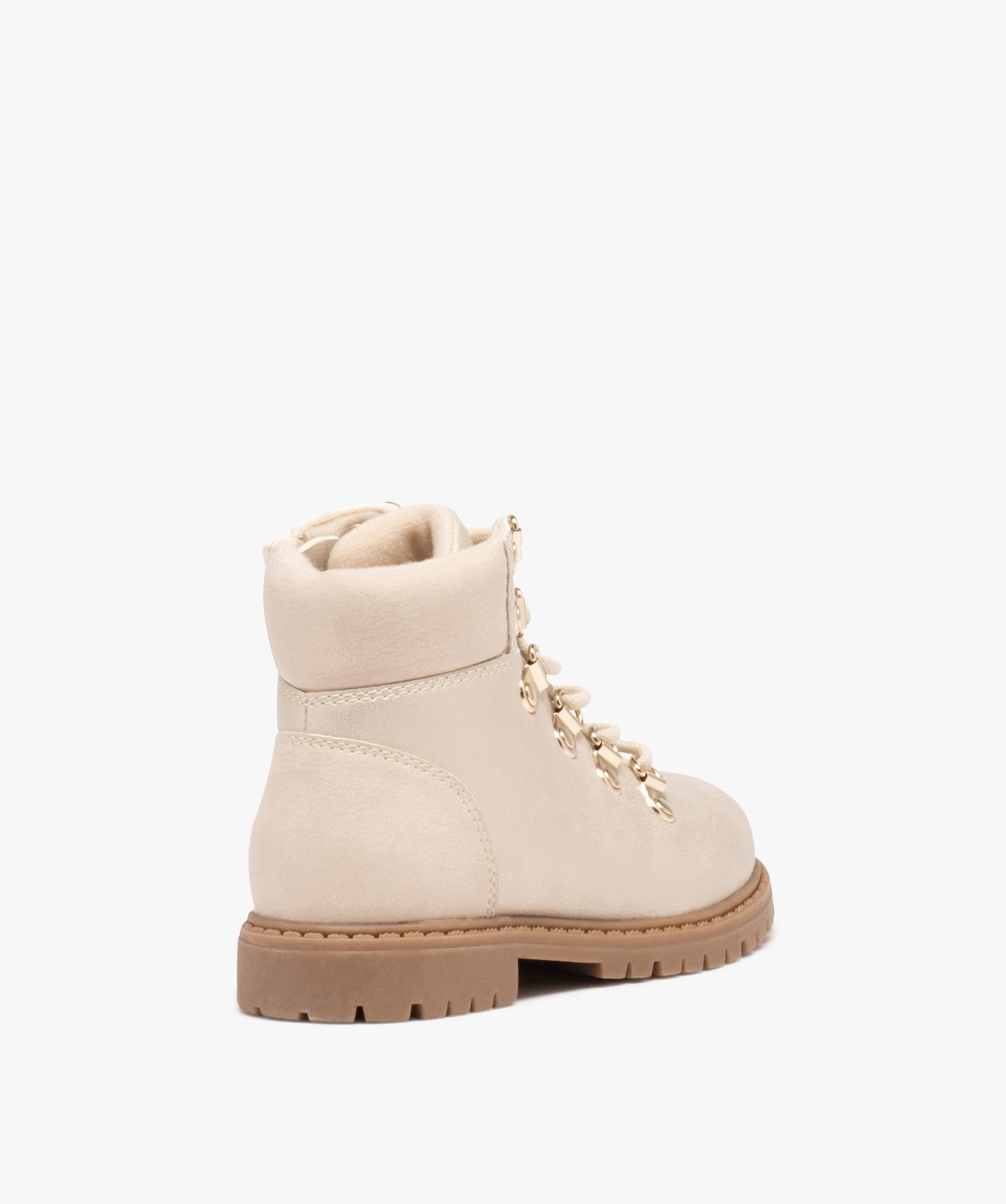 Boots irisées style randonnée fille or | GEMO