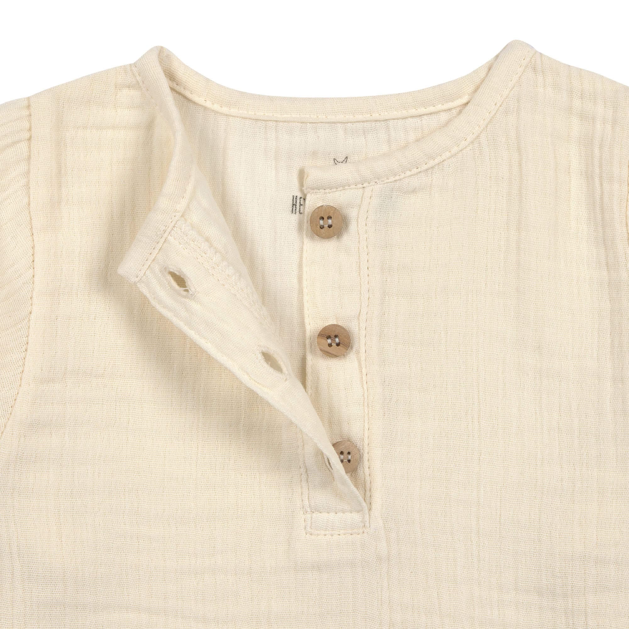 Musselin Langarmshirt - Bio Baumwolle, Hellgelb