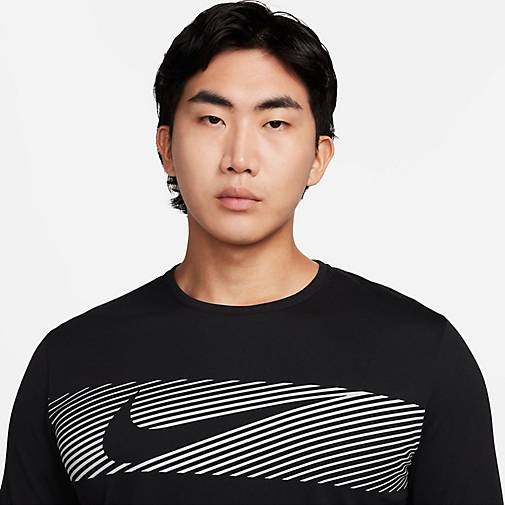 Nike Performance Herren Laufshirt NIKE DRI FIT UV MILER TOP LS FLASH