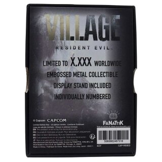 Resident Evil VIII Replik - Insignia key (Limited Edition)