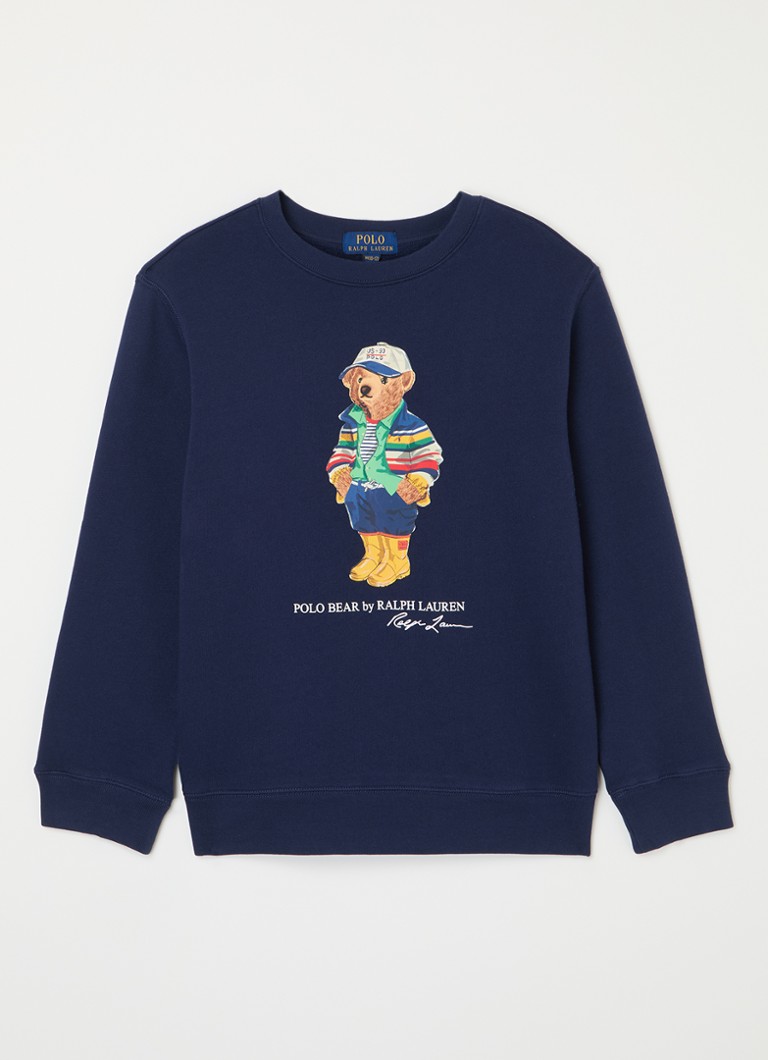 Pulover cu logo-ul Ralph Lauren imprimat