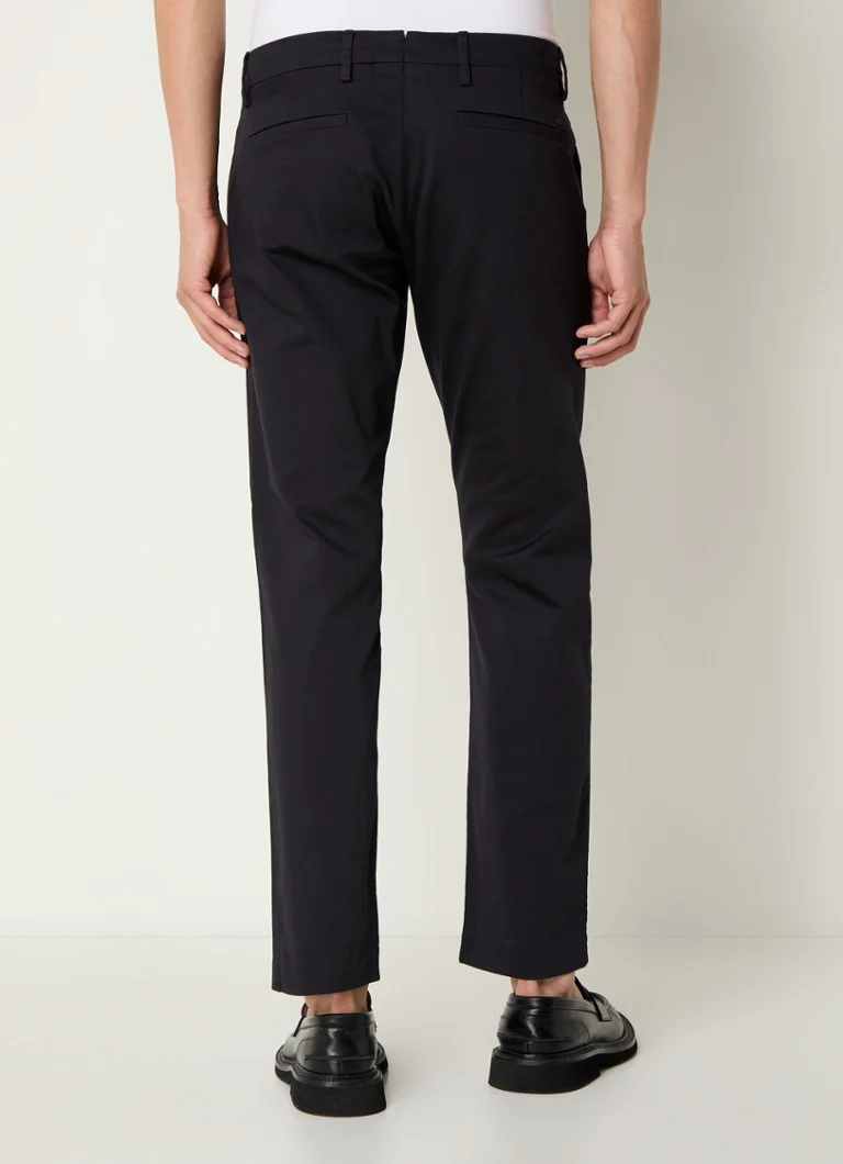 Pantaloni Theo slim fit din bumbac organic cu buzunare laterale (NN.07)