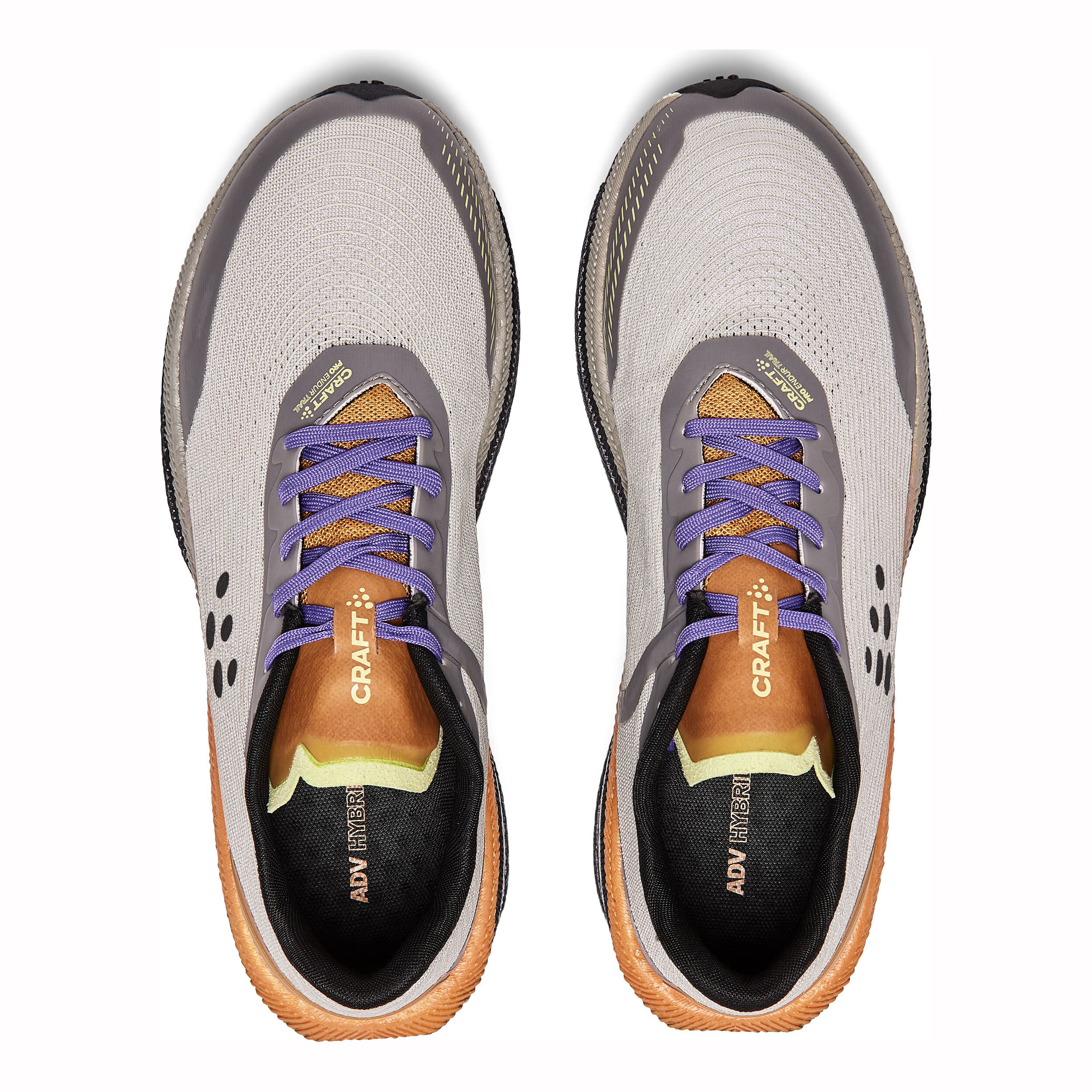 Endurance Trailschuh Herren - Beige, Orange