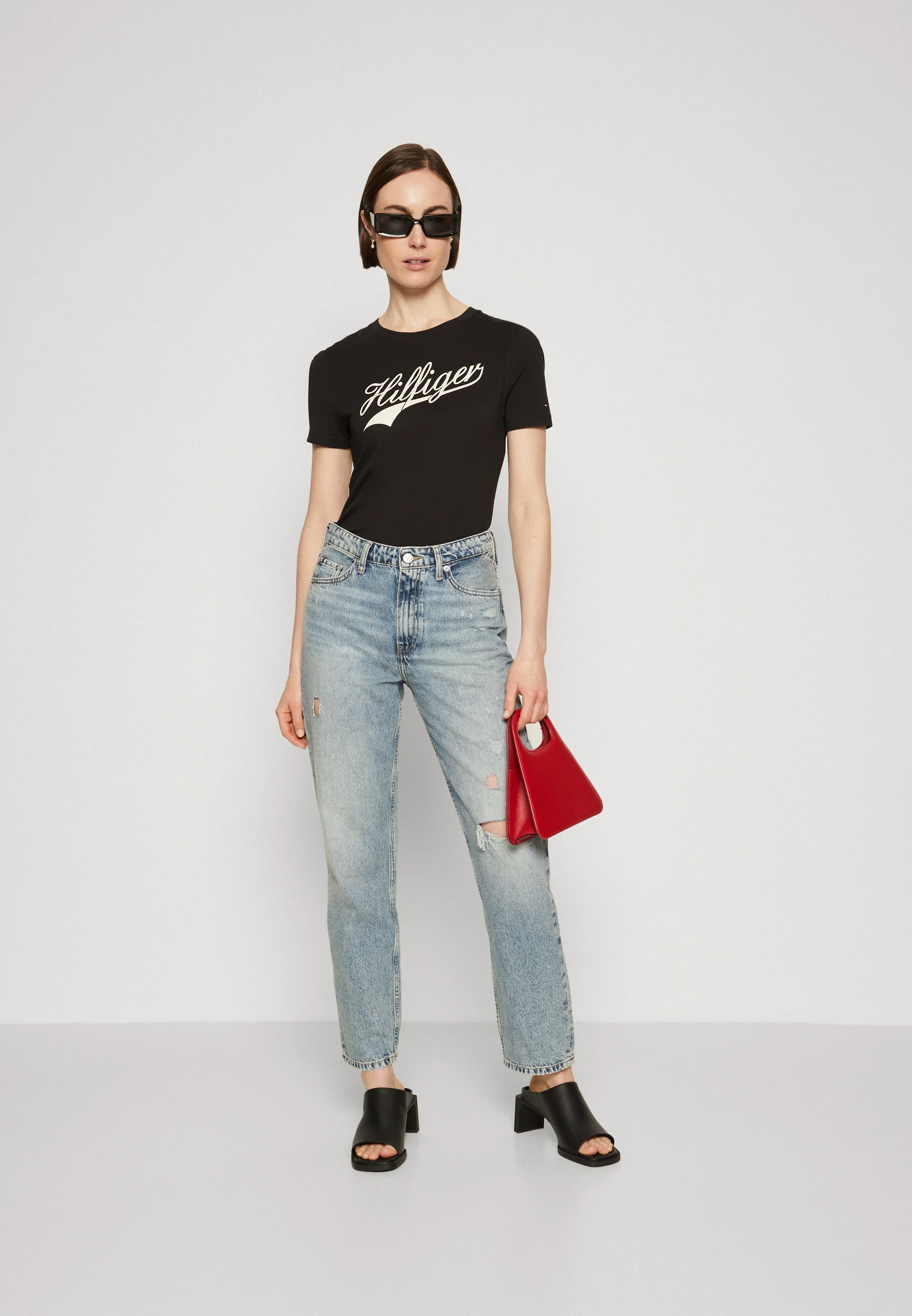 Tommy Hilfiger SLIM TEE - Camiseta con estampado