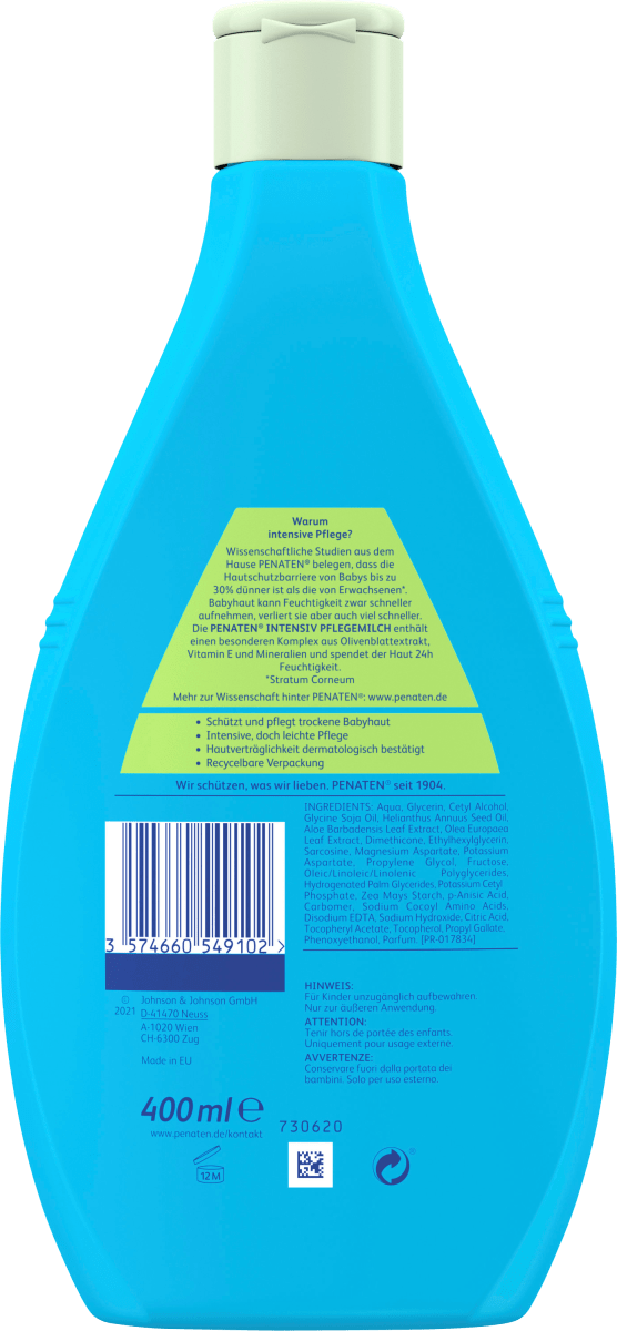 Baby Pflegemilch Intensiv, 0,4 l