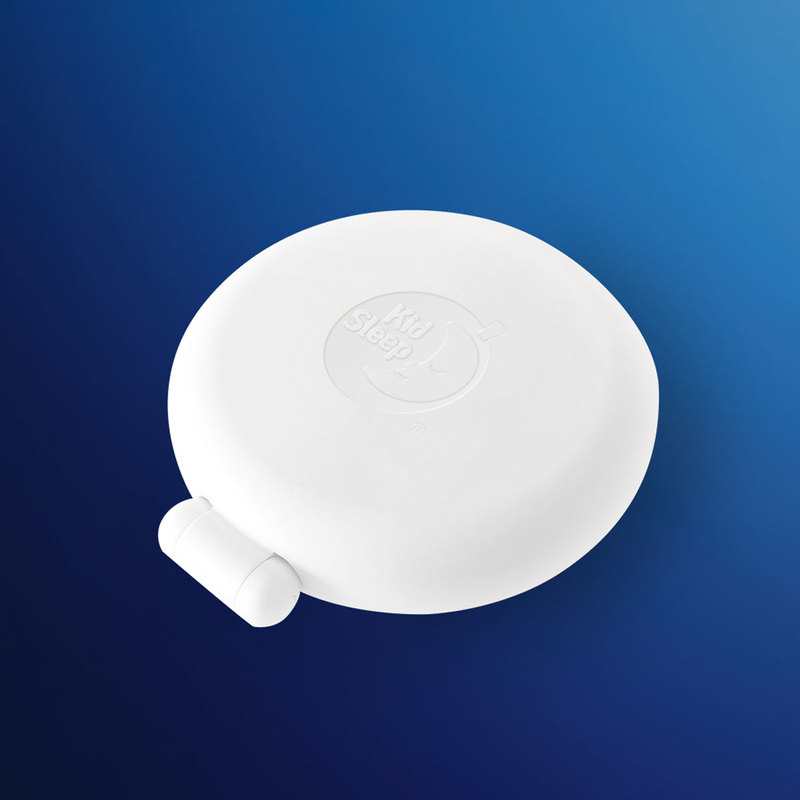 Veilleuse indicatrice de réveil nomade blanc Globe trotter Pabobo