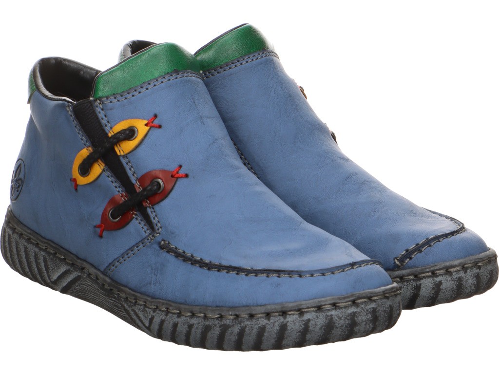 RIEKER Stiefeletten blau