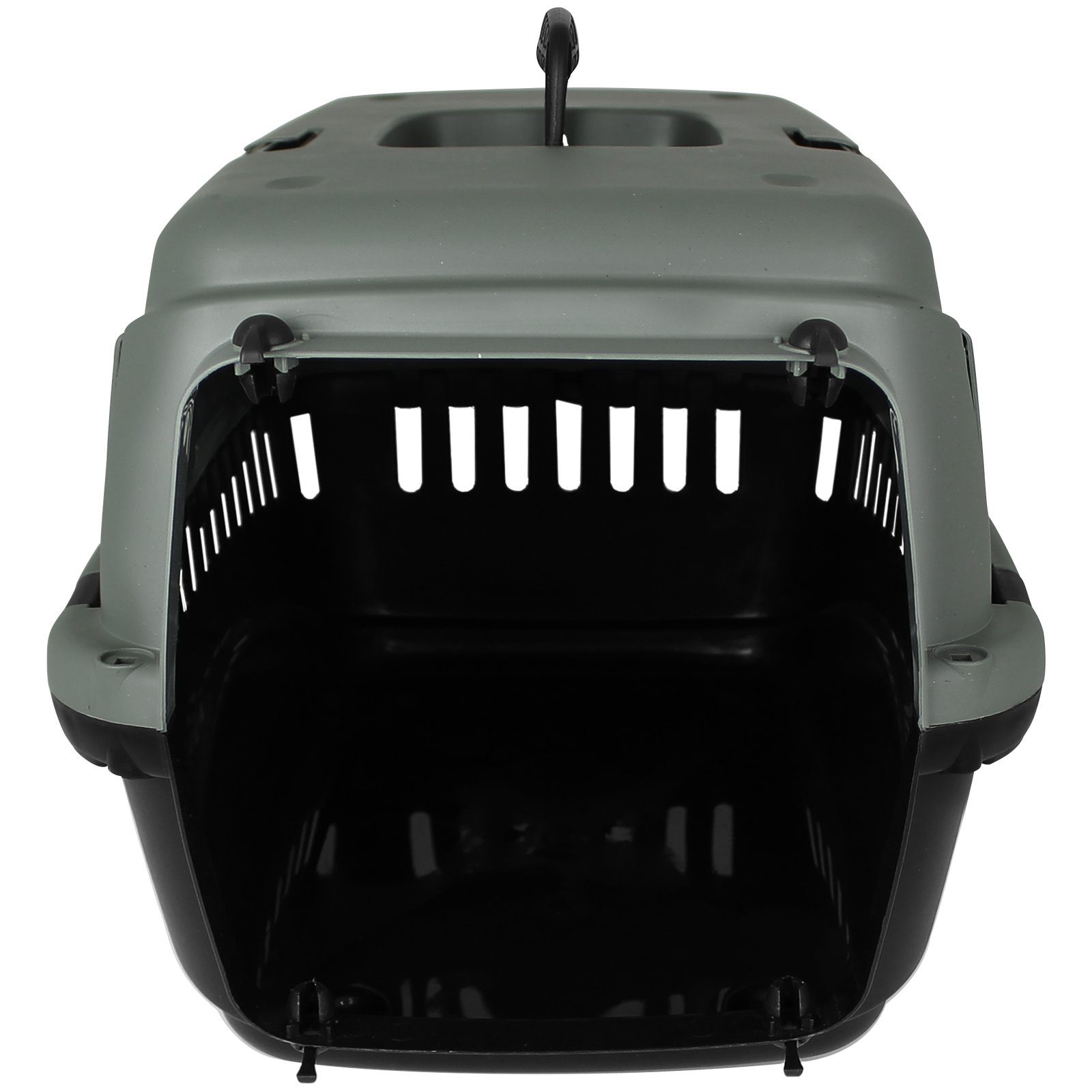 Centi Tiertransportbox Transportbox Tiere Metalltür Tierbox Tiertransport Transportkäfig bis 6,00 kg, Katzen Hunde Haustier Box Katzenbox Transportkiste Haustiertransport