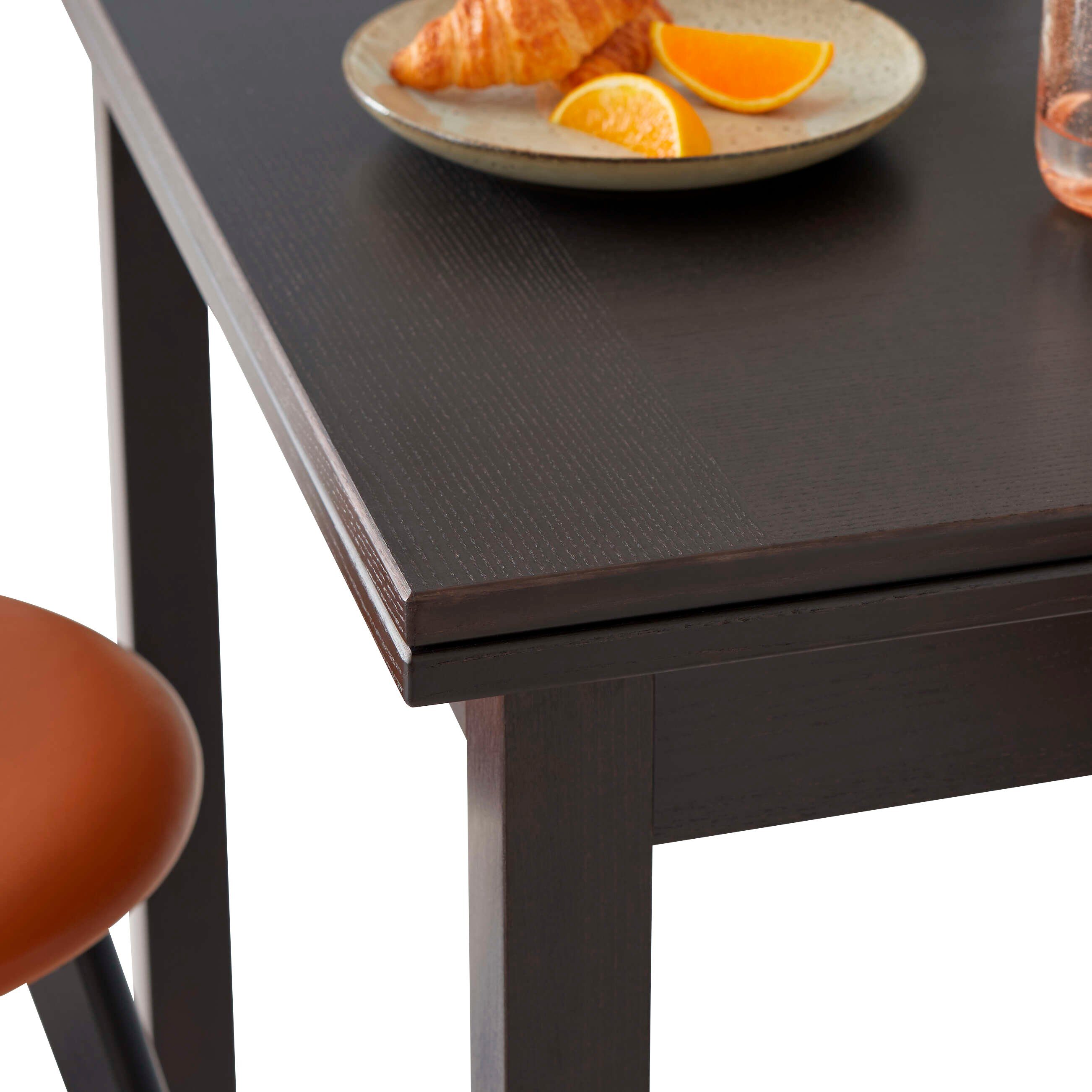 Hammel Furniture Tresentisch Basic by Hammel Dinex, aus Wenge Furnier/Massivholz, in zwei Breiten, mit Auszugsfunktion