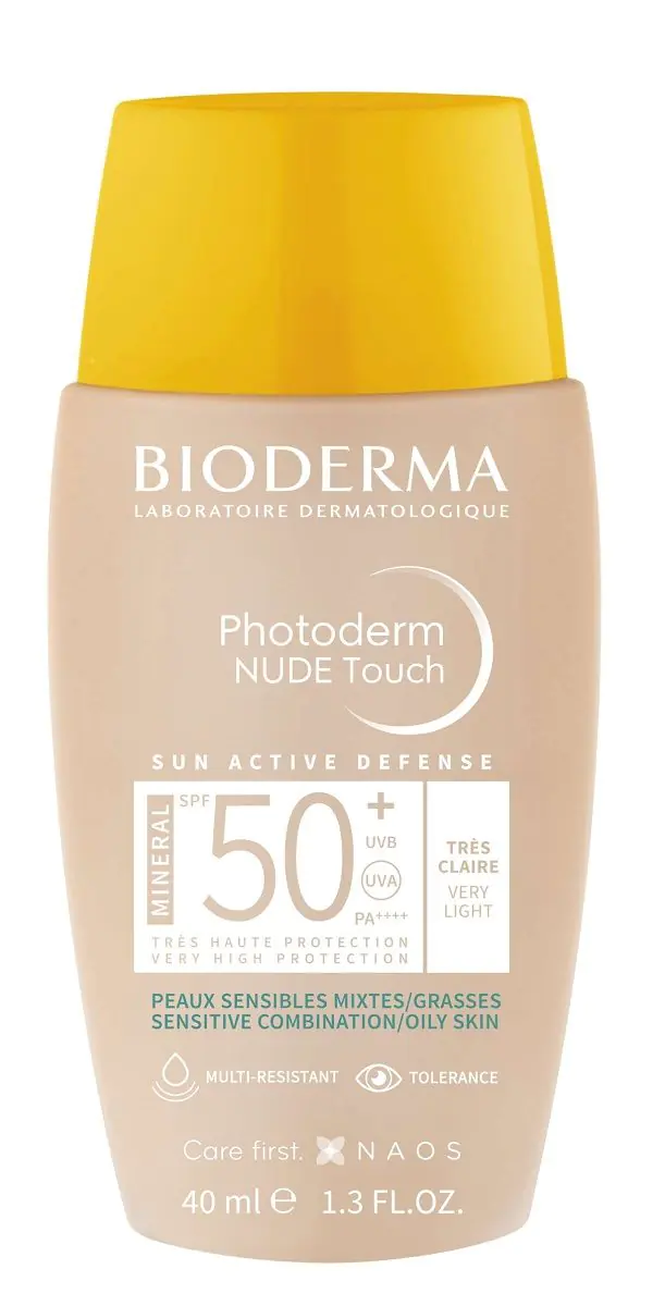 Bioderma Photoderm Nude Touch Mineral Protective Mineral Foundation SPF 50+, Very Light