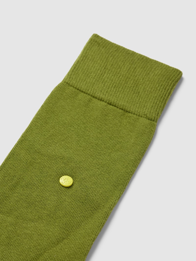 Socken mit elastischem Rippenbündchen Modell 'Lord' in grün