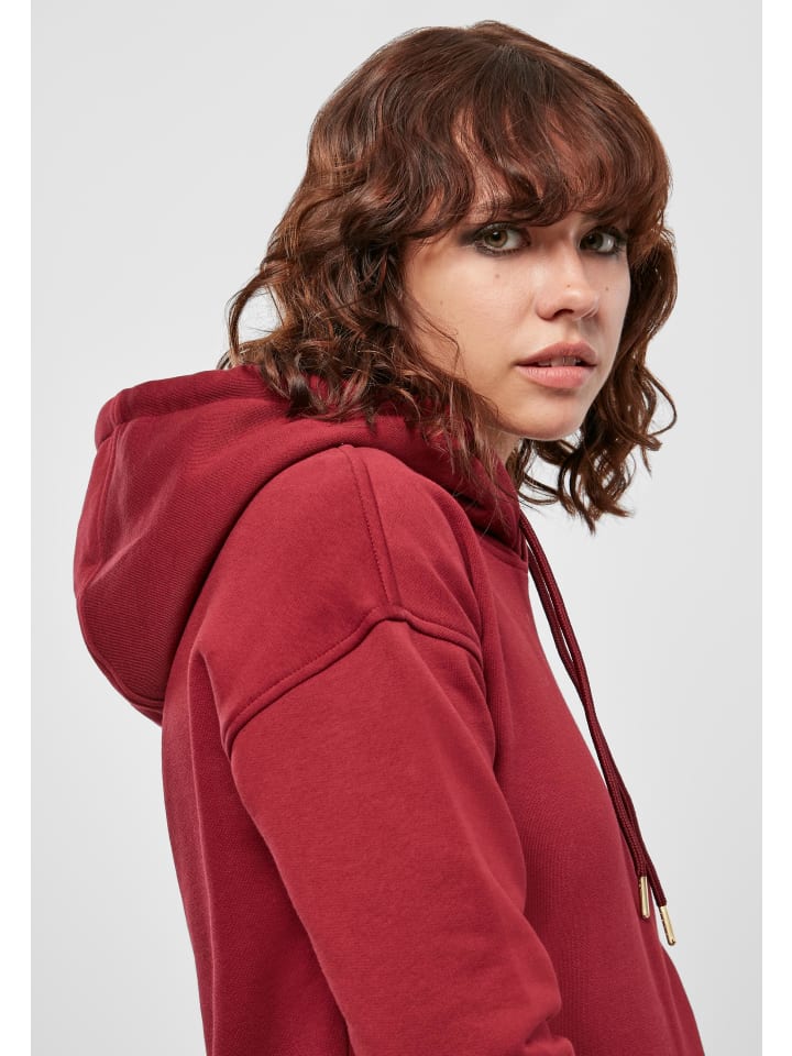 Urban Classics Urban Classics Kapuzenpullover in burgundy günstig kaufen