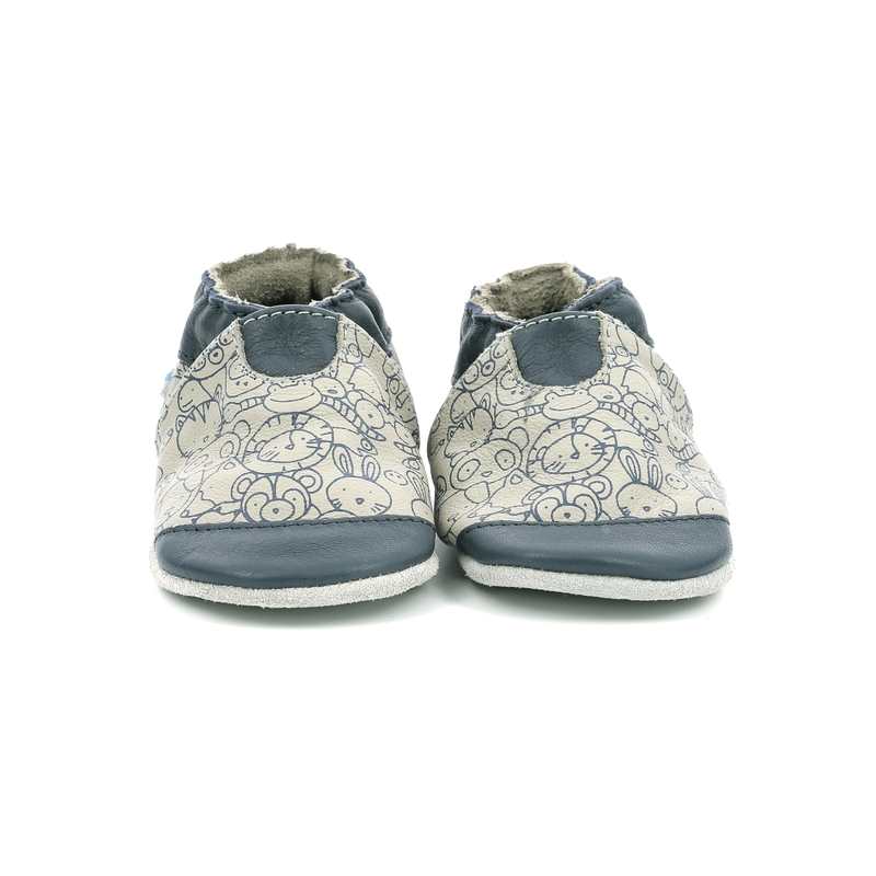 Chaussons cuir Animal Stories