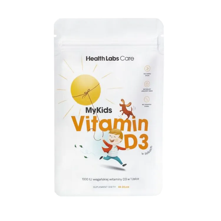 Health Labs Care, MyKids D3-vitamin, veganske D3-vitaminvingummier til børn