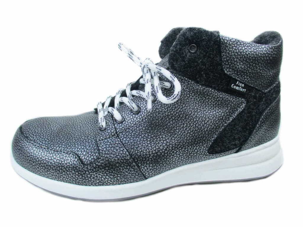 FINN COMFORT Schnür-Stiefeletten grau Carezza