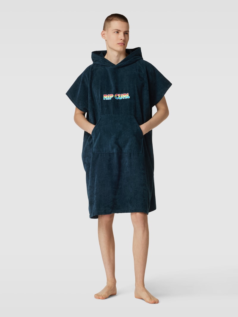 Handtuch mit Kapuze Modell 'ICONS' in marineblau