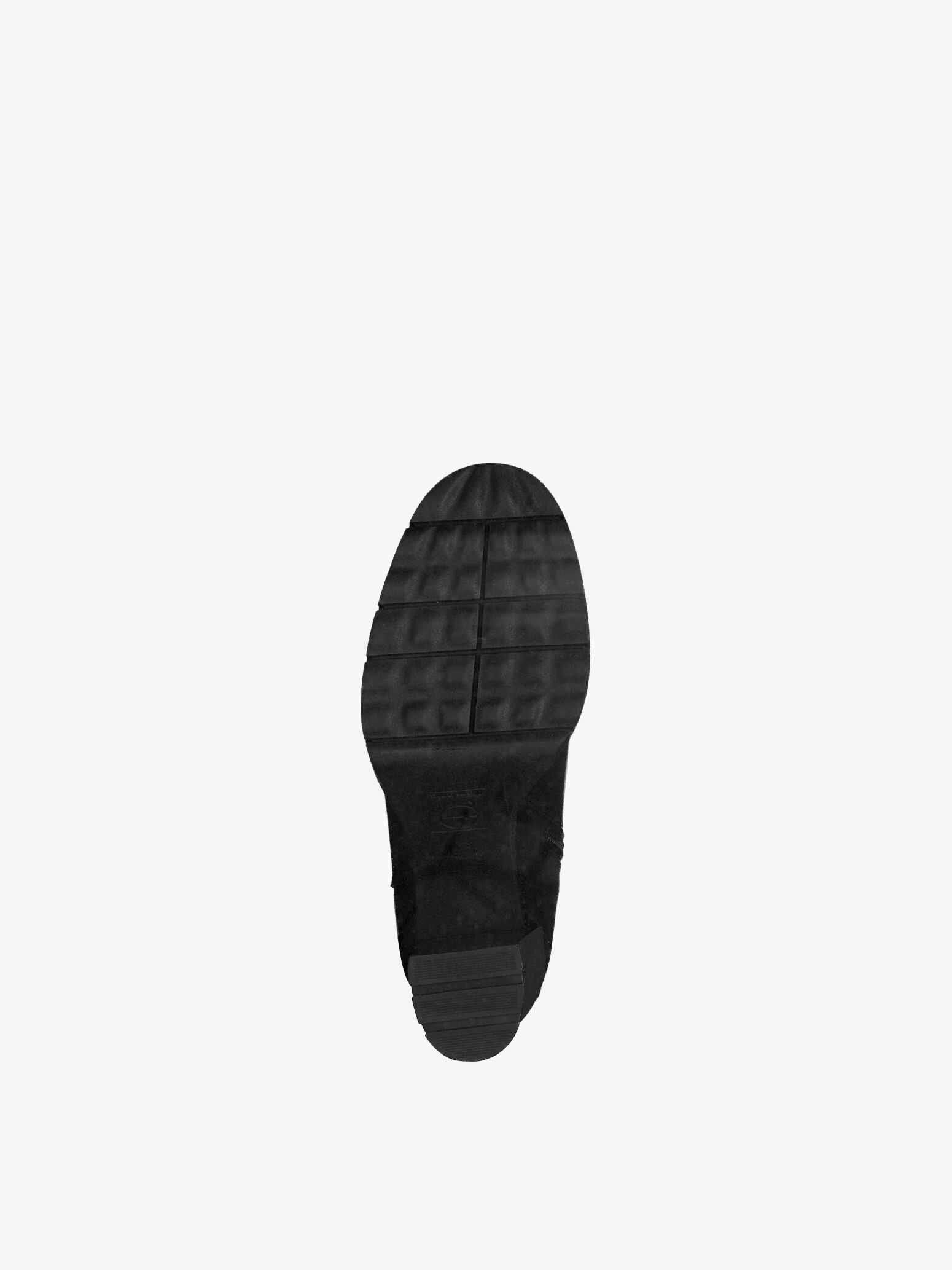 Bottine en cuir - noir
